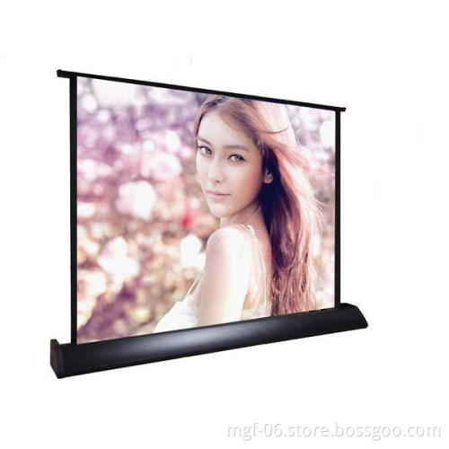50"Pull-up Mini Portable Desktop Projection Screen/tabletop Projector screen